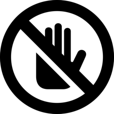 Gui Forbidden Stencil Svg Vector, Free Vectors File